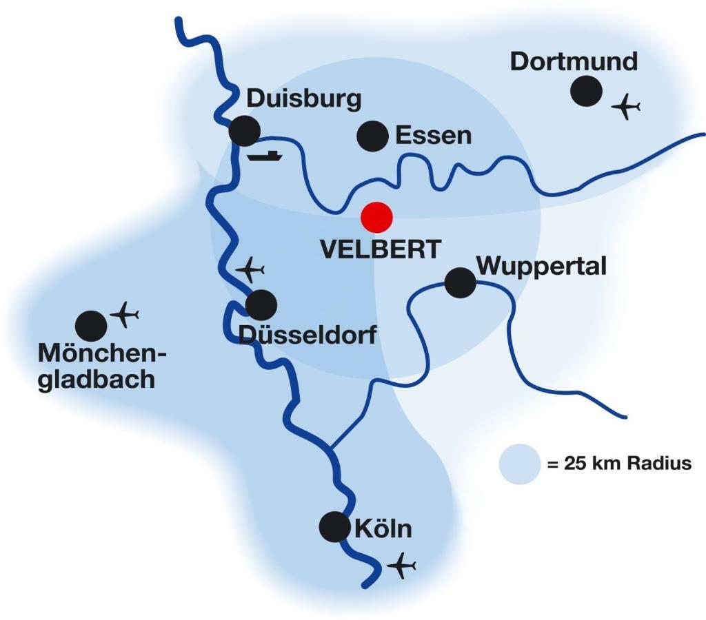 Haus Am Park - Ihr Gaestehaus In Velbert Luaran gambar